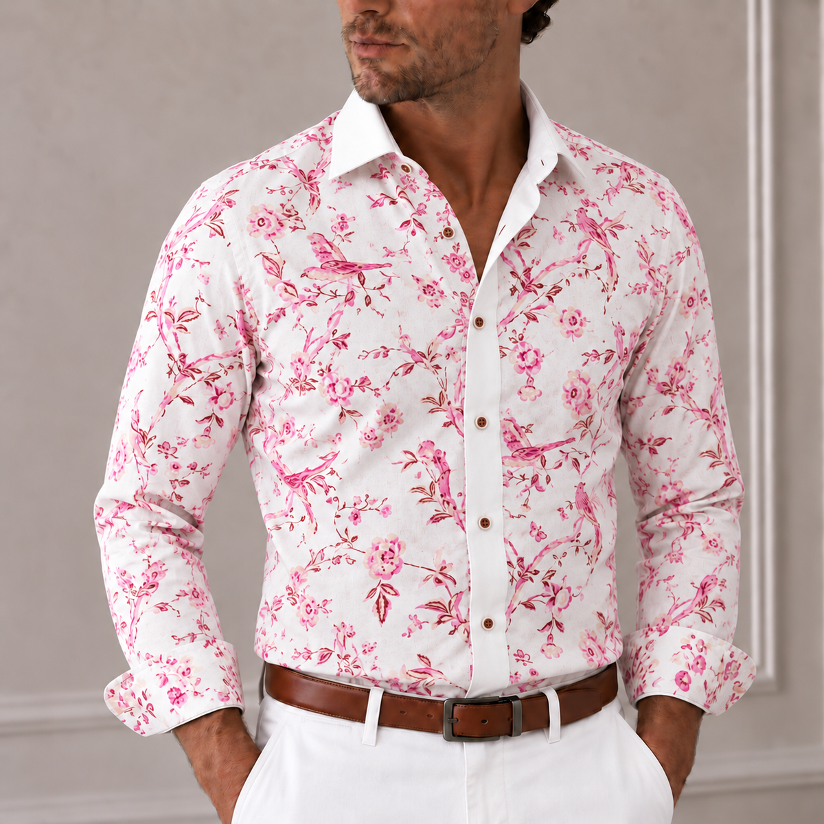 Rosewood Contrast Shirt