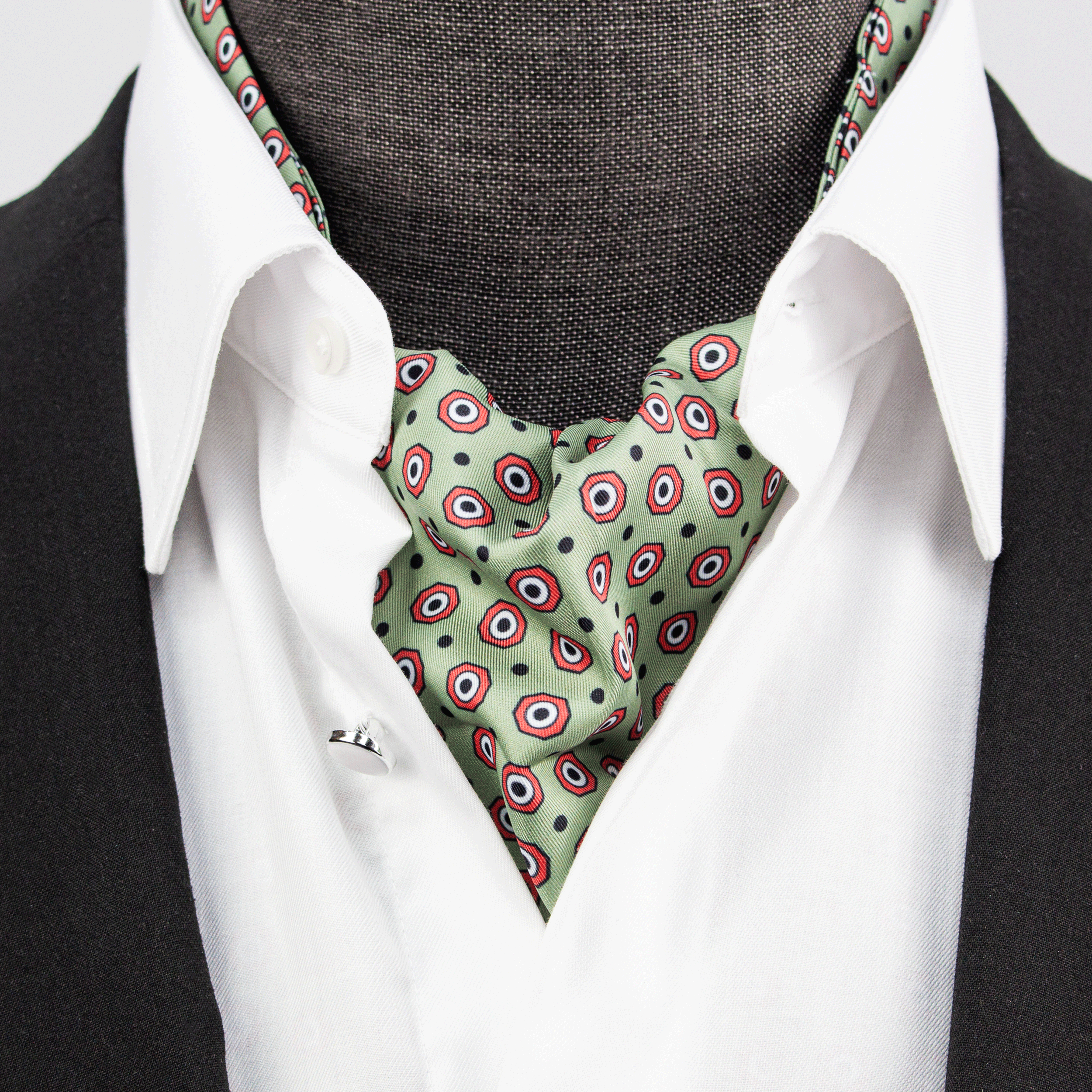 Sage Elegance Silk Cravat