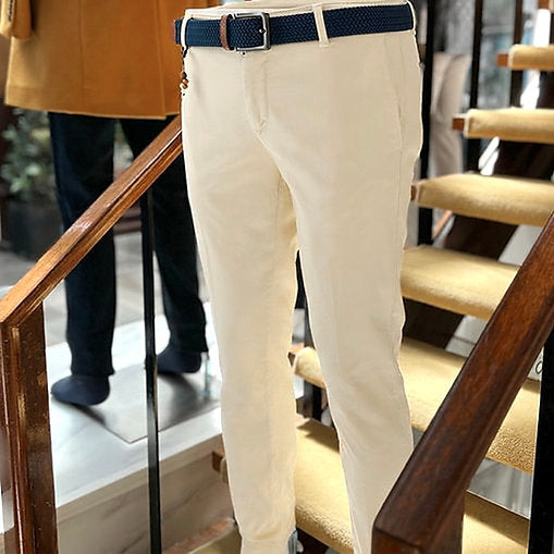 Birdseye Off White Chinos