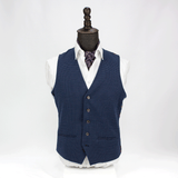 Dapper Dot Navy Blue Waistcoat