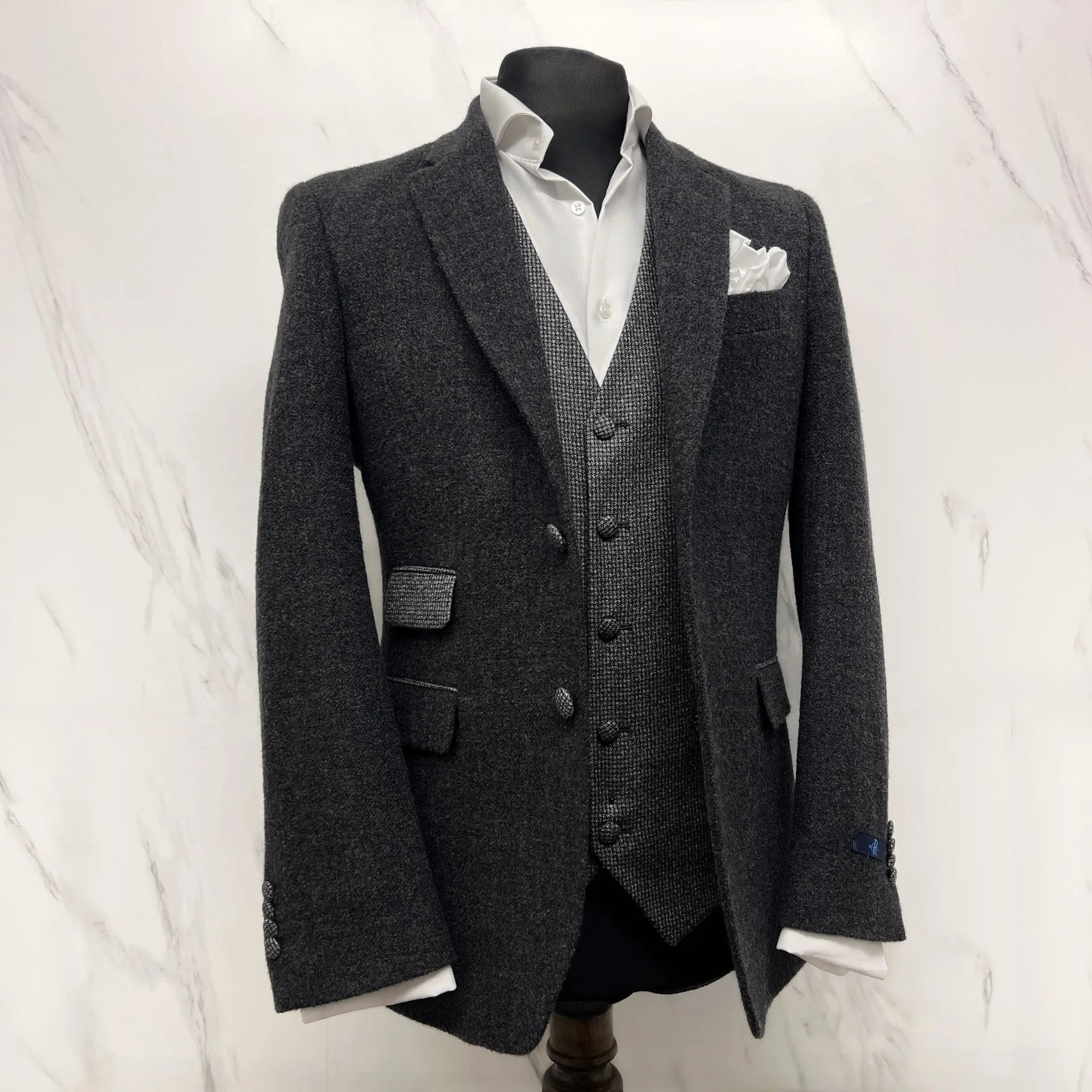 Piacenza Charcoal Grey Blazer