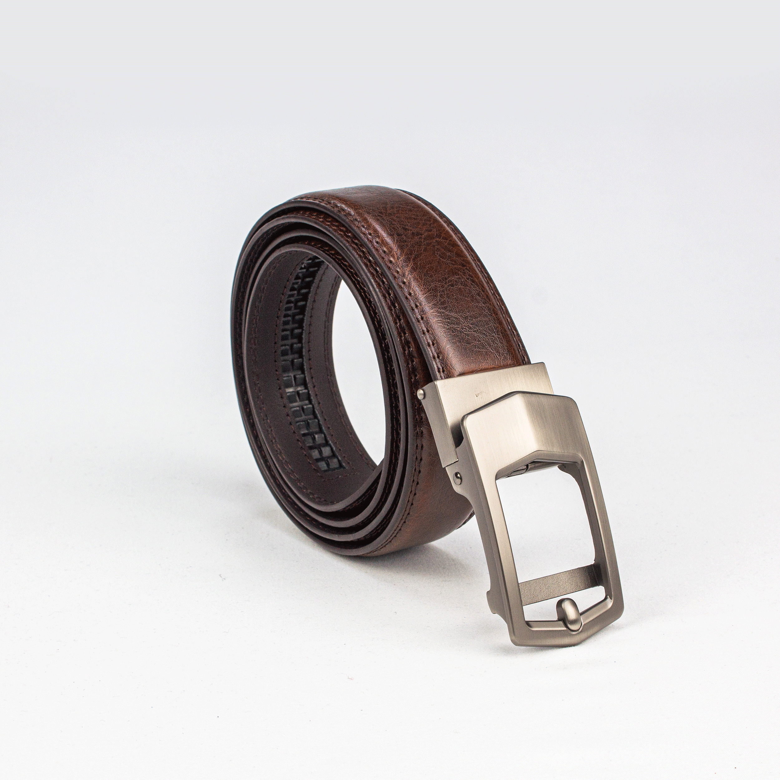 Rich Espresso Leather Belt