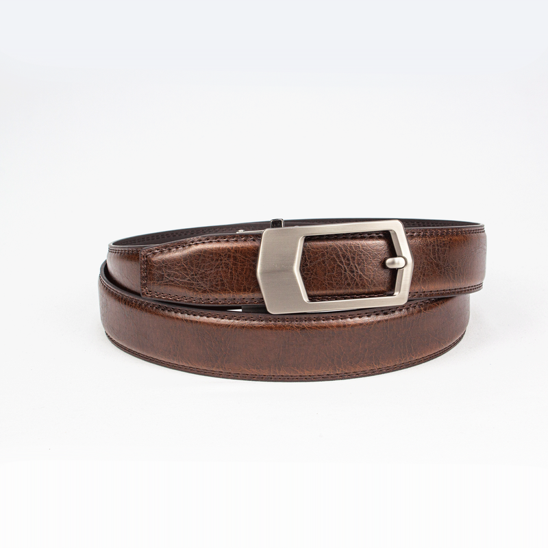 Rich Espresso Leather Belt