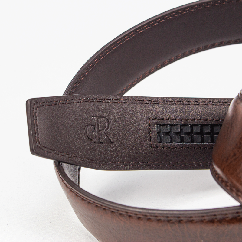 Rich Espresso Leather Belt