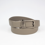 Charcoal Grey Textured Leather Belt