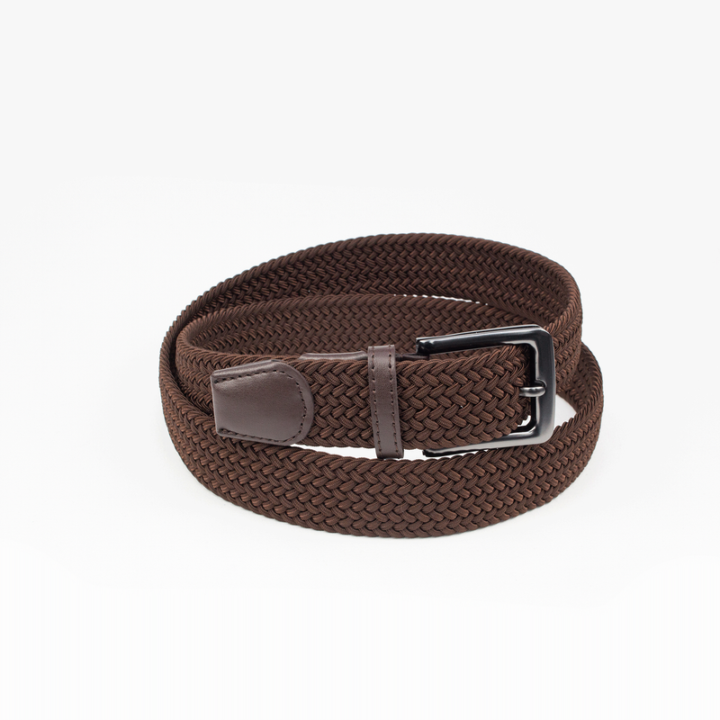 Rich Chocolate Braided Belt