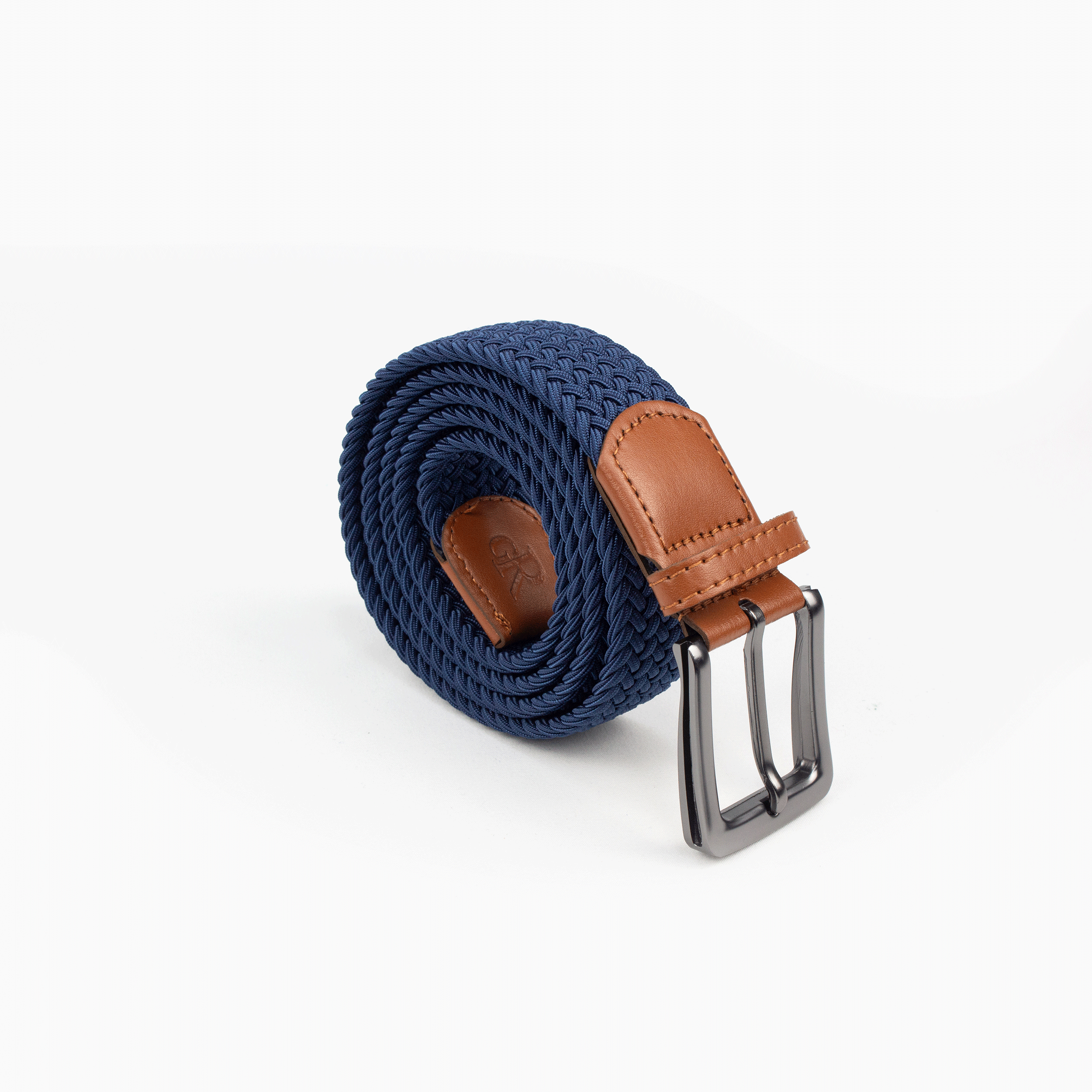 Deep Sapphire Braided Belt