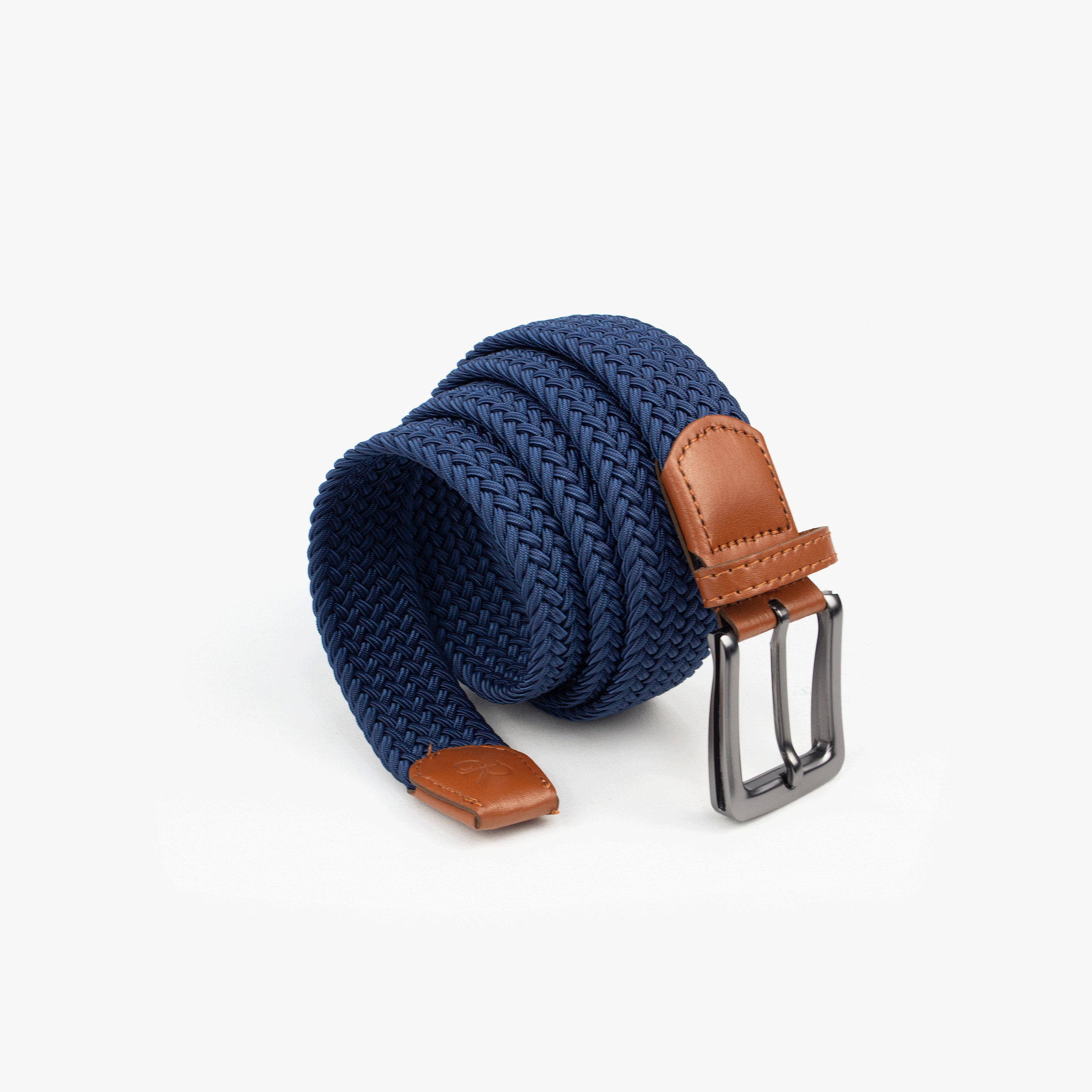 Deep Sapphire Braided Belt