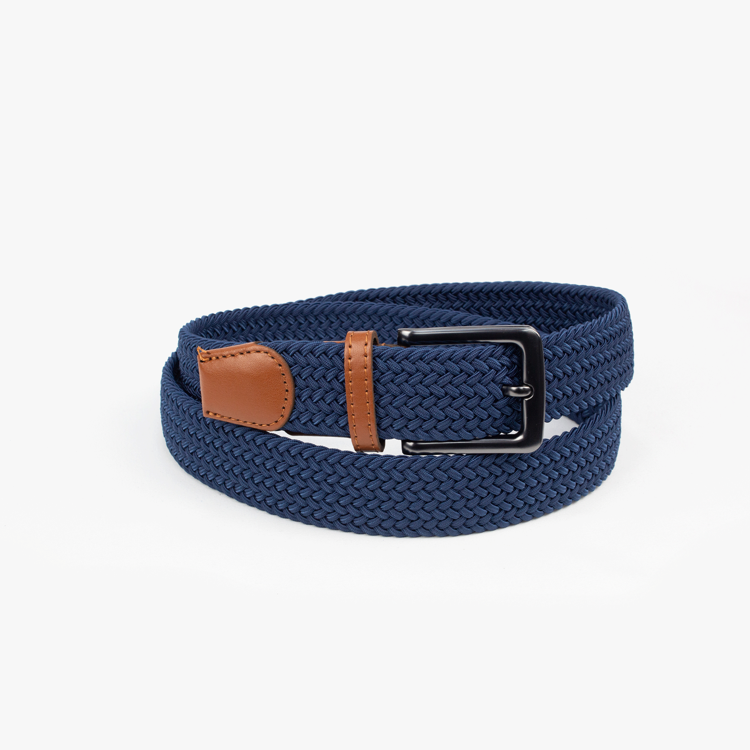 Deep Sapphire Braided Belt