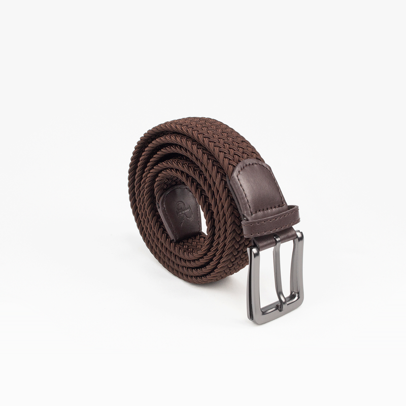 Rich Chocolate Braided Belt