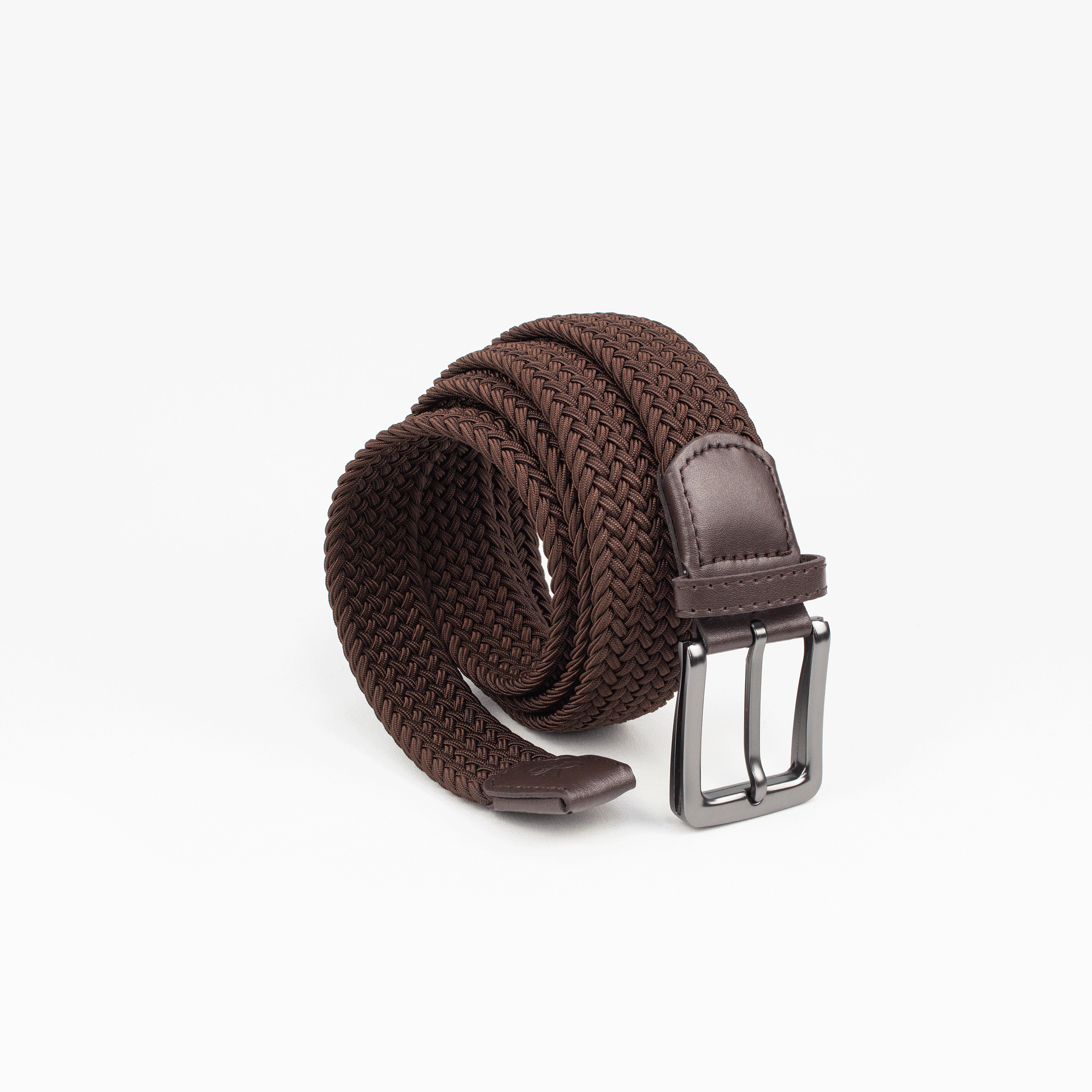 Rich Chocolate Braided Belt