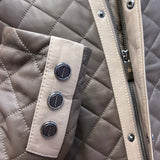 Bentley diamond signature leather jacket