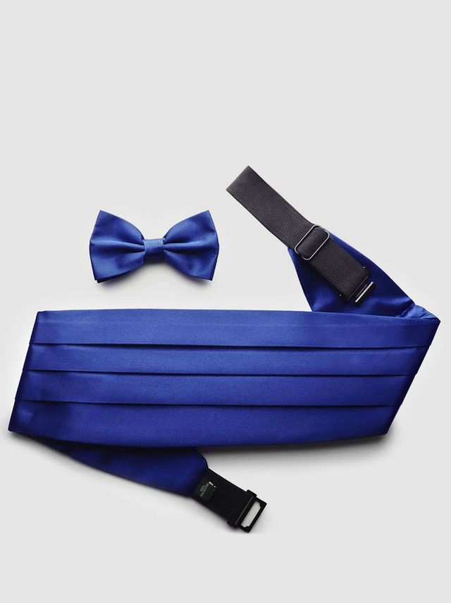 Blue Cummerbund